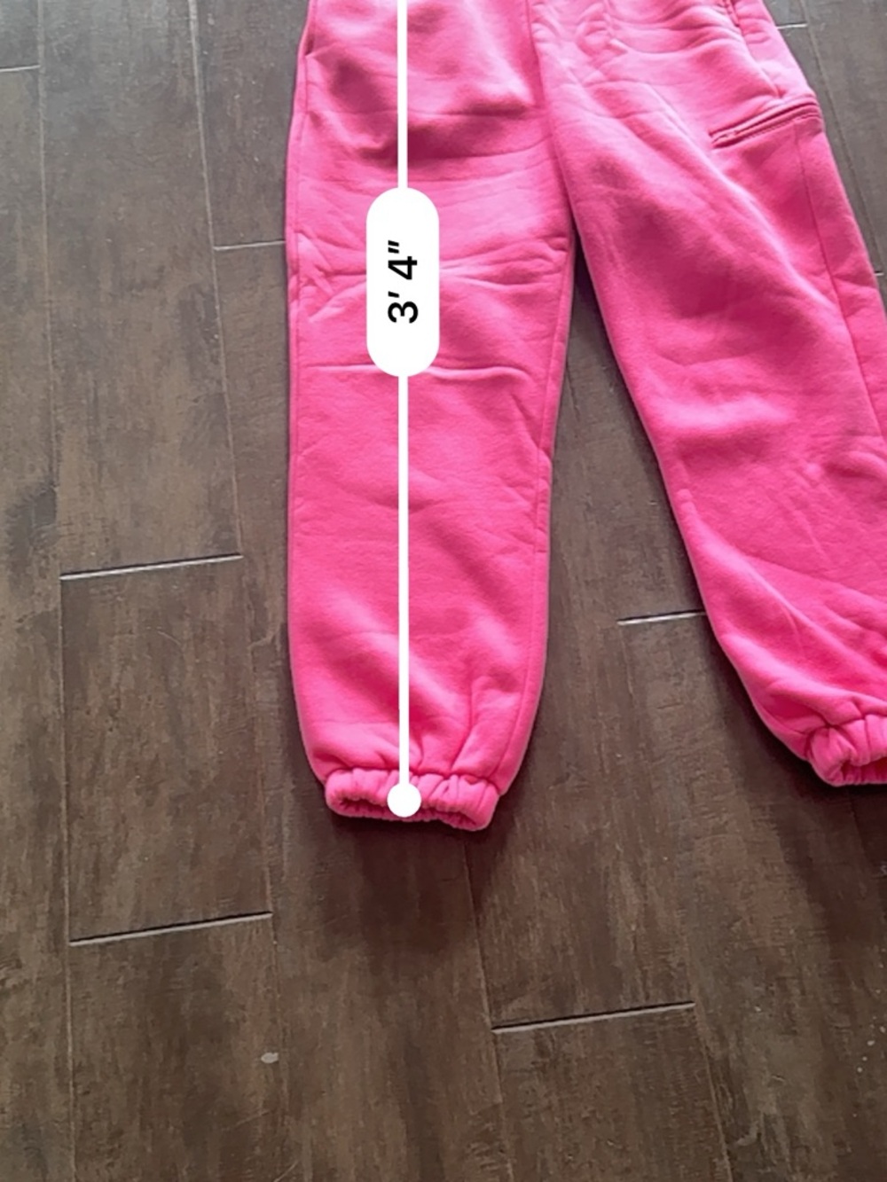Comfrt Airplane Mode Travel Sweatpants Jogger w Pockets Wlastic Waist Hot Pink M - Picture 11 of 12